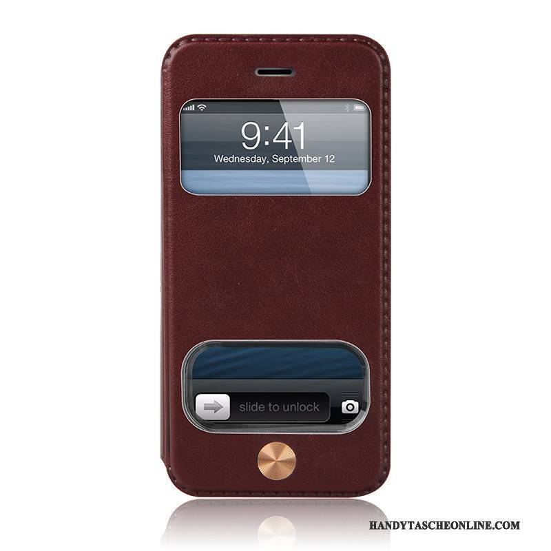 Hülle iPhone 5c Halterung Fenster Öffnen Handyhüllen, Case iPhone 5c Taschen