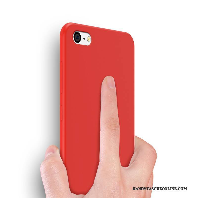 Hülle iPhone 5c Schutz Handyhüllen Trend, Case iPhone 5c Kreativ Rot Anti-sturz