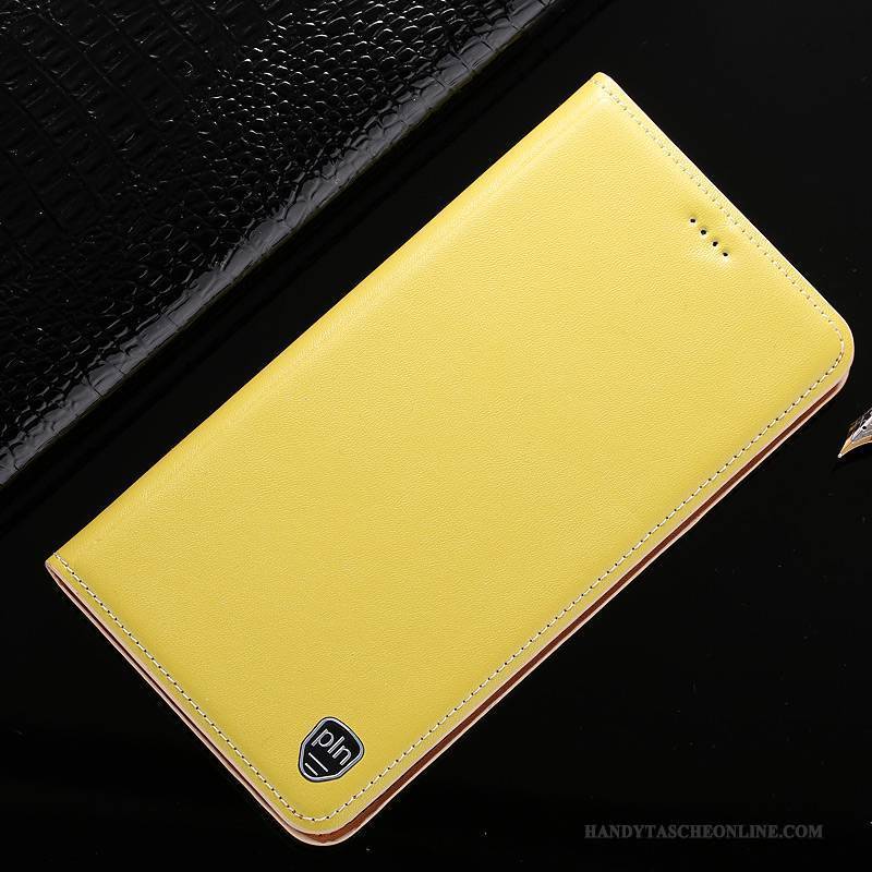 Hülle iPhone 6/6s Plus Folio Handyhüllen Gelb, Case iPhone 6/6s Plus Leder