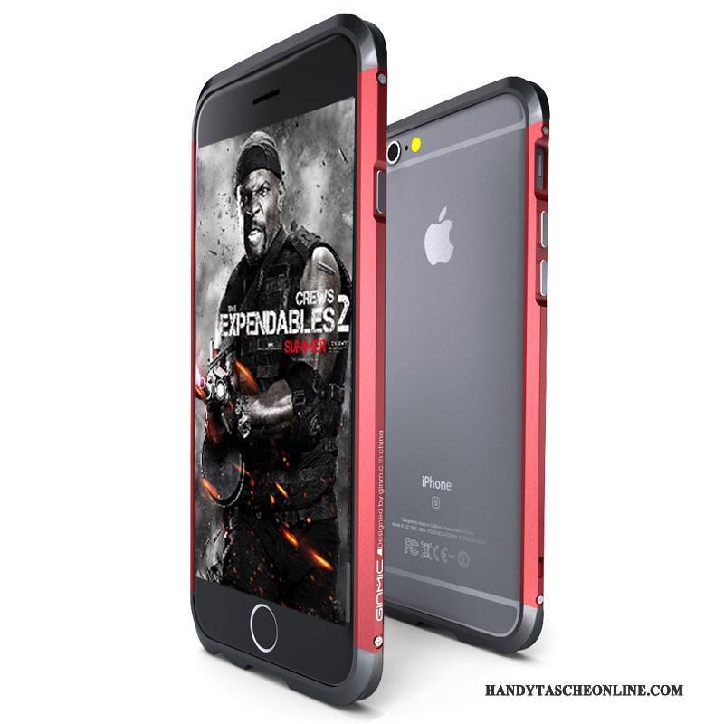 Hülle iPhone 6/6s Plus Metall Grenze Anti-sturz, Case iPhone 6/6s Plus Schutz Trend Schlank