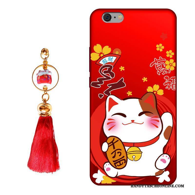 Hülle iPhone 6/6s Plus Silikon Anti-sturz Neu, Case iPhone 6/6s Plus Schutz Katzen Reichtum