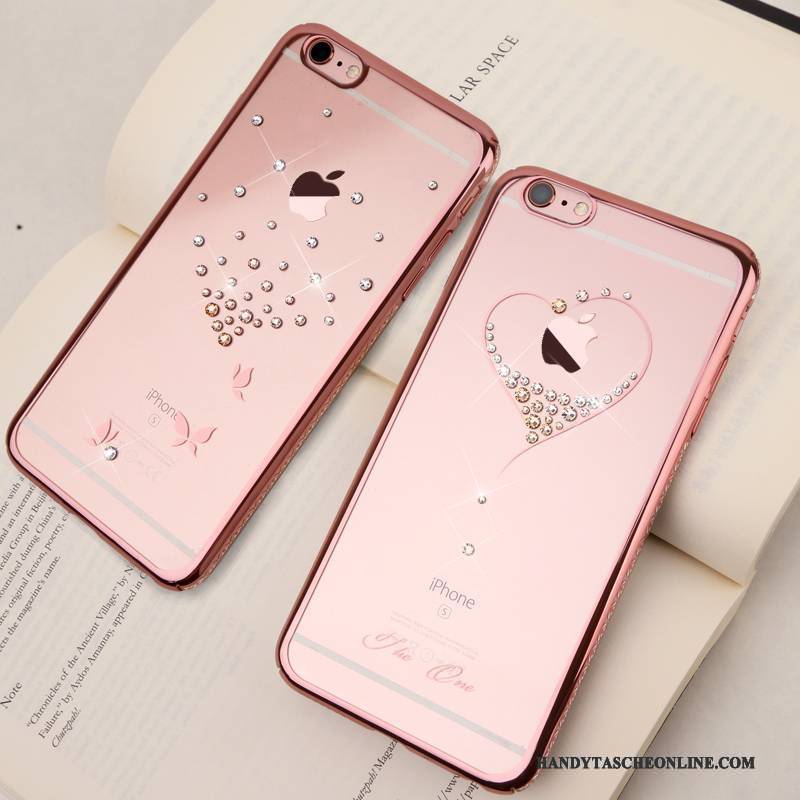 Hülle iPhone 6/6s Plus Strass Transparent Trend, Case iPhone 6/6s Plus Schutz Handyhüllen Dünne