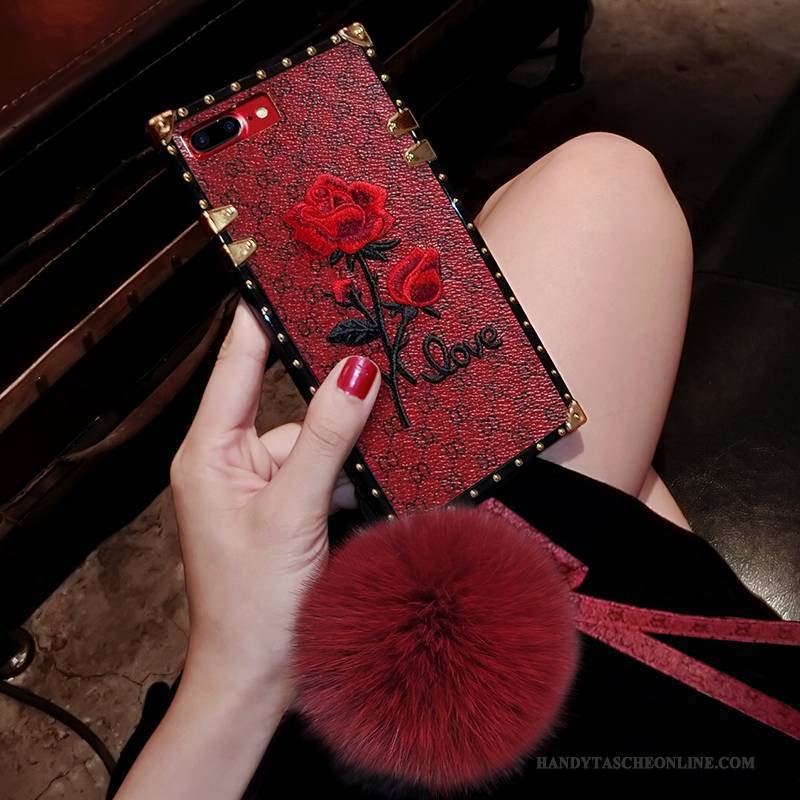 Hülle iPhone 6/6s Plus Taschen Einfach Trend, Case iPhone 6/6s Plus Silikon Pelzball Handyhüllen