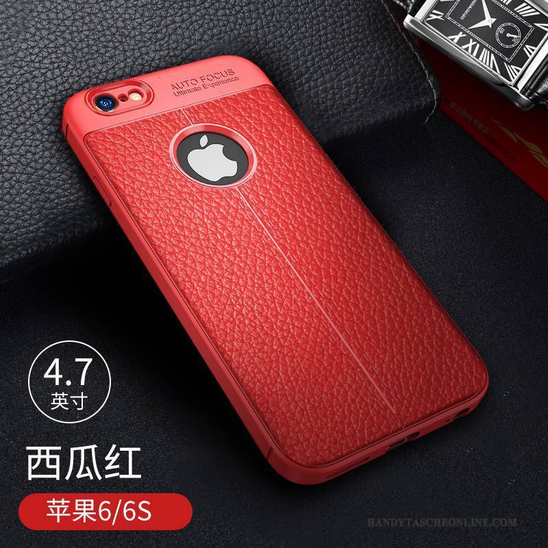 Hülle iPhone 6/6s Plus Weiche Business Rot, Case iPhone 6/6s Plus Taschen Neu Anti-sturz
