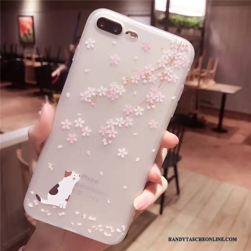 Hülle iPhone 6/6s Plus Weiche Nubuck Rosa, Case iPhone 6/6s Plus Kreativ Handyhüllen Trend