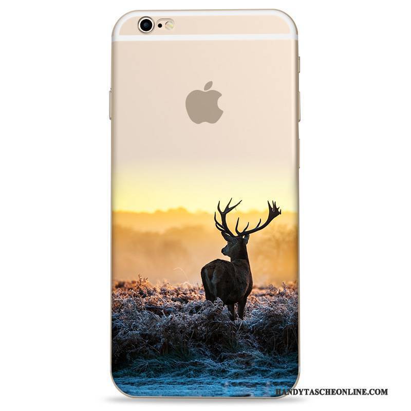 Hülle iPhone 6/6s Taschen Trend Transparent, Case iPhone 6/6s Schutz Gelb Neu
