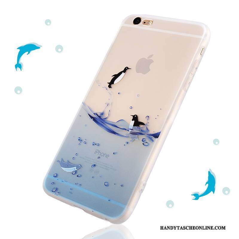 Hülle iPhone 6/6s Weiche Blau Neu, Case iPhone 6/6s Silikon Hängende Verzierungen Handyhüllen