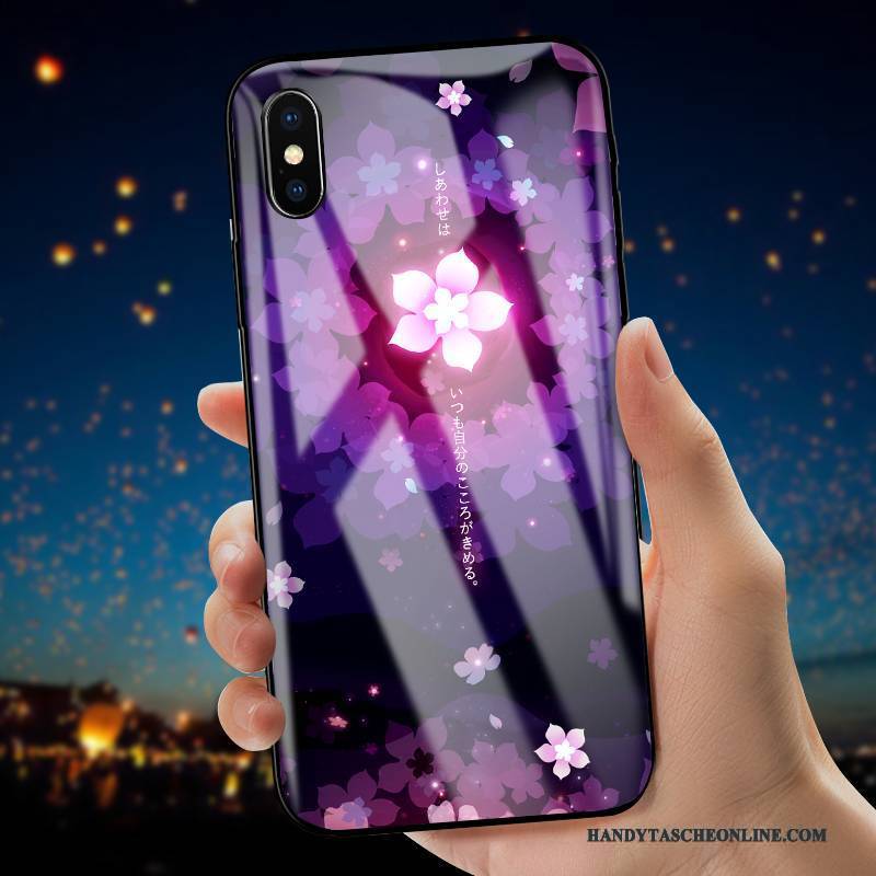 Hülle iPhone 7 Anti-sturz Trendmarke, Case iPhone 7 Lila Neu