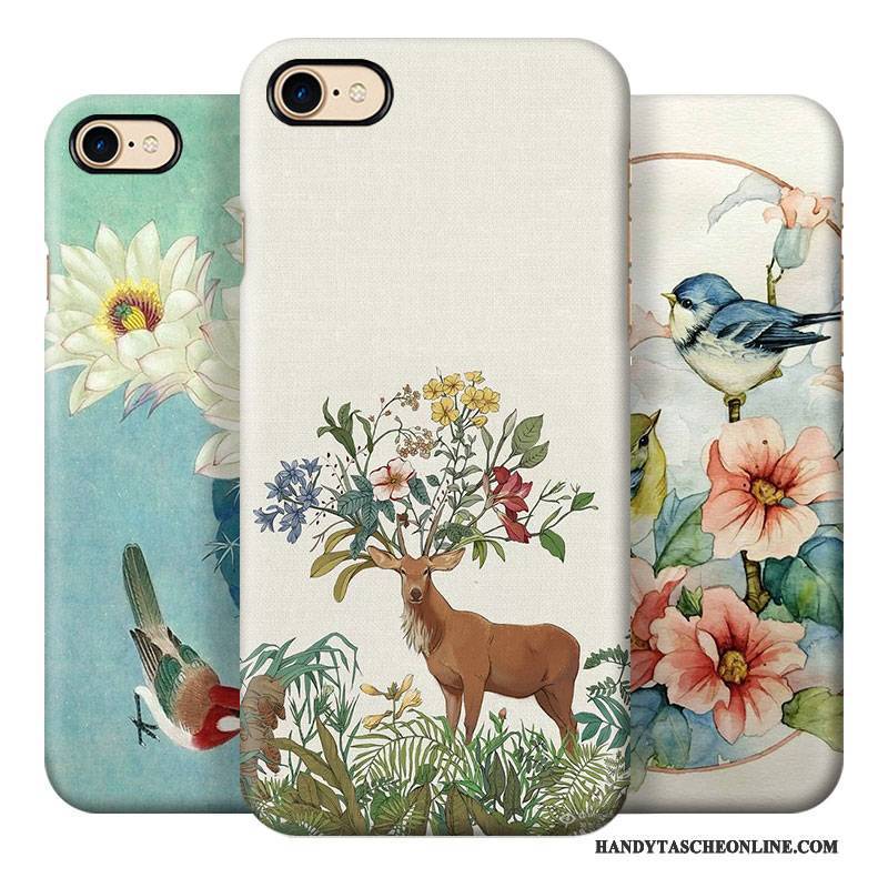 Hülle iPhone 7 Plus Farbe Kunst Wind, Case iPhone 7 Plus Kreativ Chinesische Art Schwer