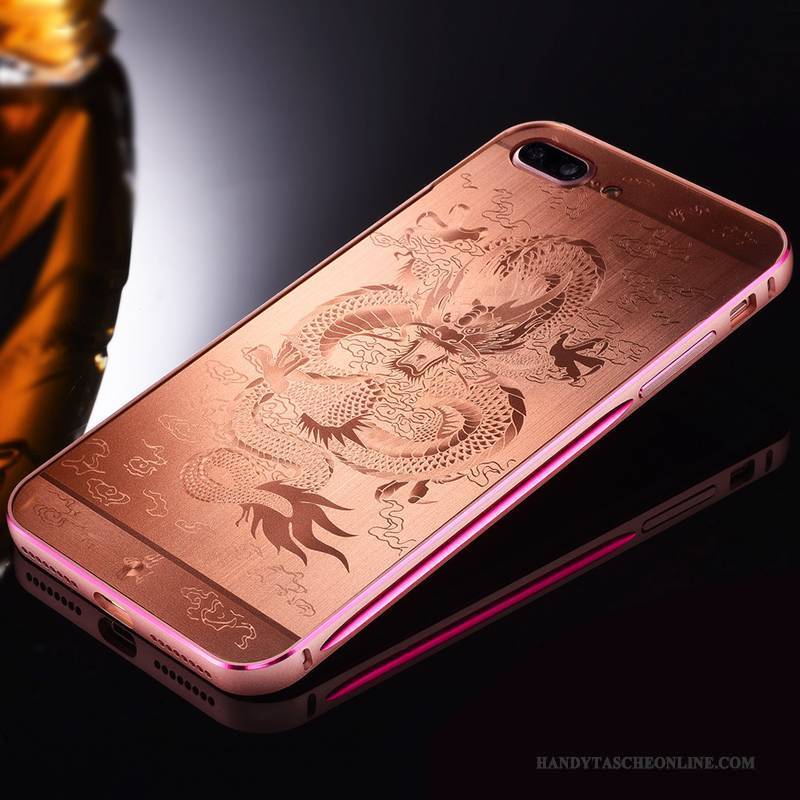Hülle iPhone 7 Plus Metall Handyhüllen Anti-sturz, Case iPhone 7 Plus Kreativ Grenze Trend