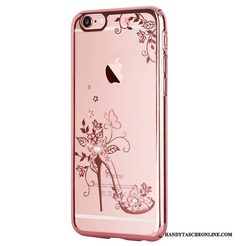 Hülle iPhone 7 Plus Strass Handyhüllen Trendmarke, Case iPhone 7 Plus Luxus Gold Anti-sturz