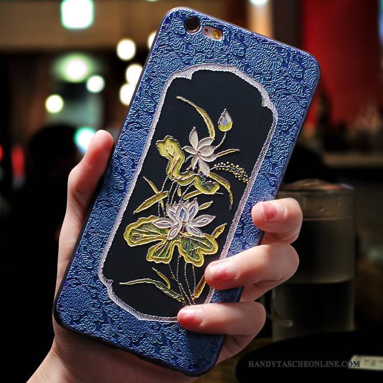 Hülle iPhone 7 Plus Taschen Handyhüllen Anti-sturz, Case iPhone 7 Plus Kreativ Persönlichkeit Blau