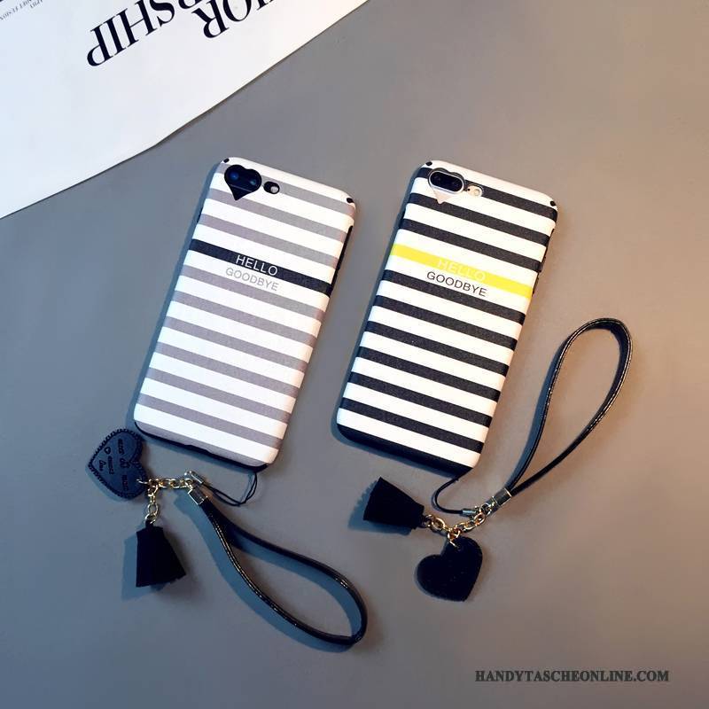 Hülle iPhone 7 Taschen Einfach Schwarz, Case iPhone 7 Weiche Handyhüllen Liebhaber