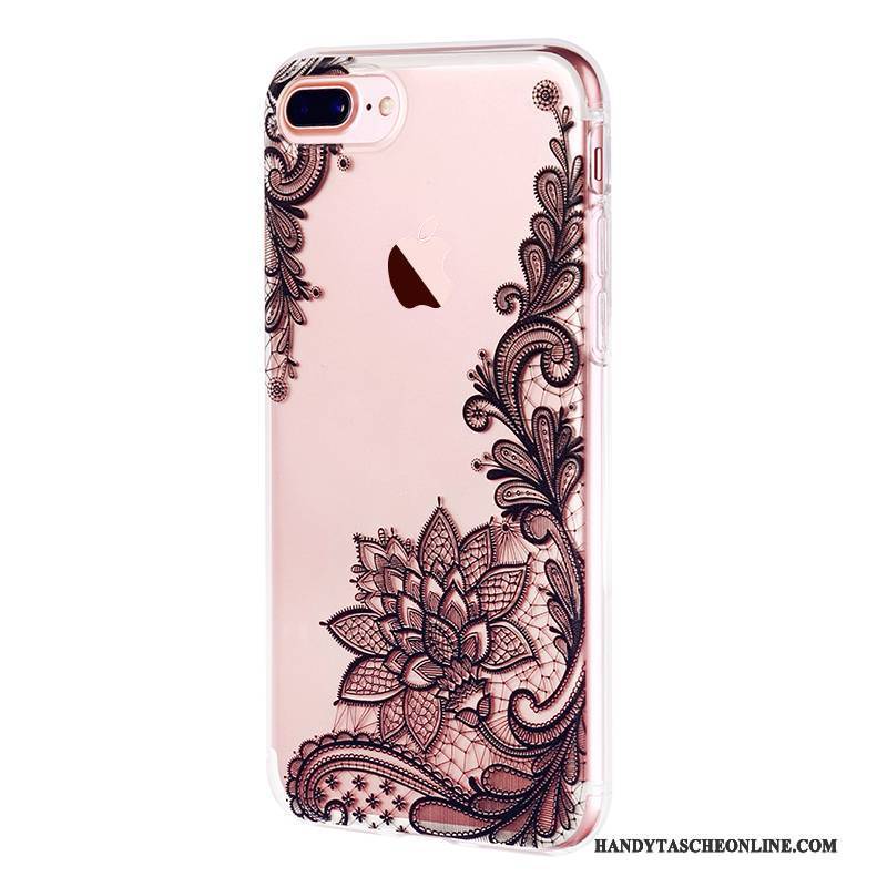 Hülle iPhone 7 Weiche Rosa Handyhüllen, Case iPhone 7 Silikon Trendmarke Spitze