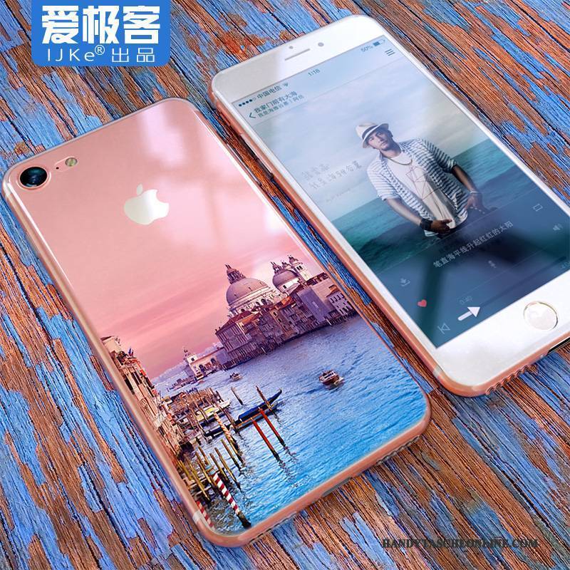 Hülle iPhone 8 Kreativ Handyhüllen Transparent, Case iPhone 8 Weiche Trend Hängende Verzierungen