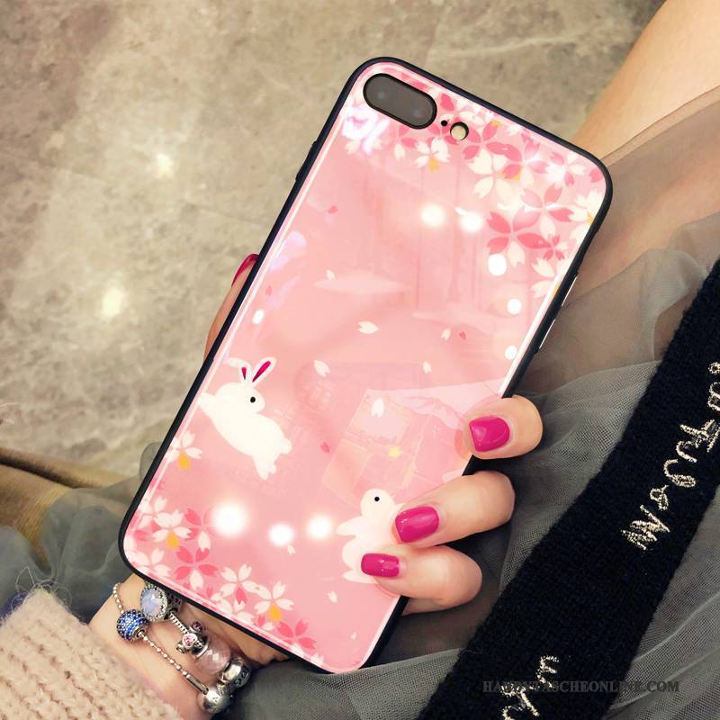 Hülle iPhone 8 Plus Schutz Netto Rot Neu, Case iPhone 8 Plus Spiegel Handyhüllen