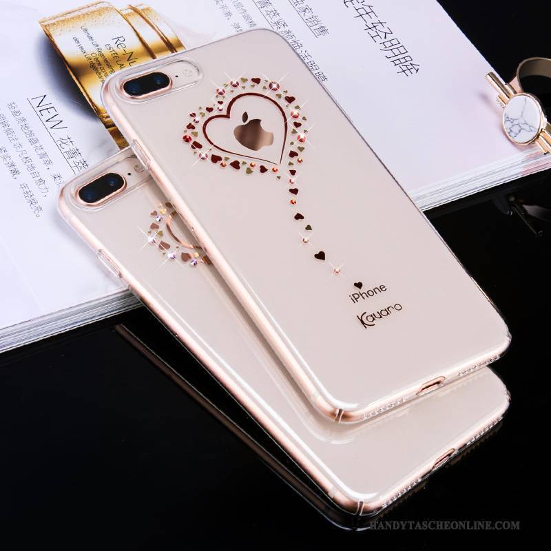 Hülle iPhone 8 Plus Strass Handyhüllen Trendmarke, Case iPhone 8 Plus Taschen Neu Anti-sturz