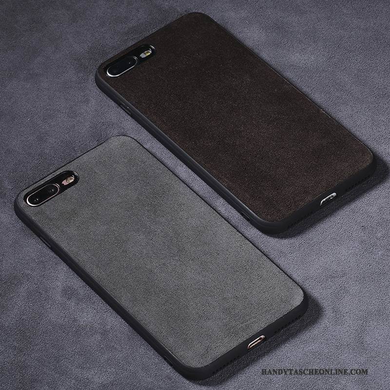 Hülle iPhone 8 Plus Taschen Anti-sturz Persönlichkeit, Case iPhone 8 Plus Kreativ Schwarz Handyhüllen