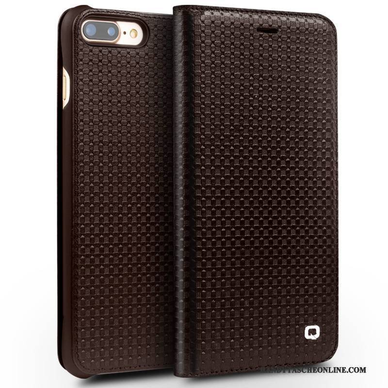 Hülle iPhone 8 Schutz Handyhüllen Pu, Case iPhone 8 Lederhülle Business