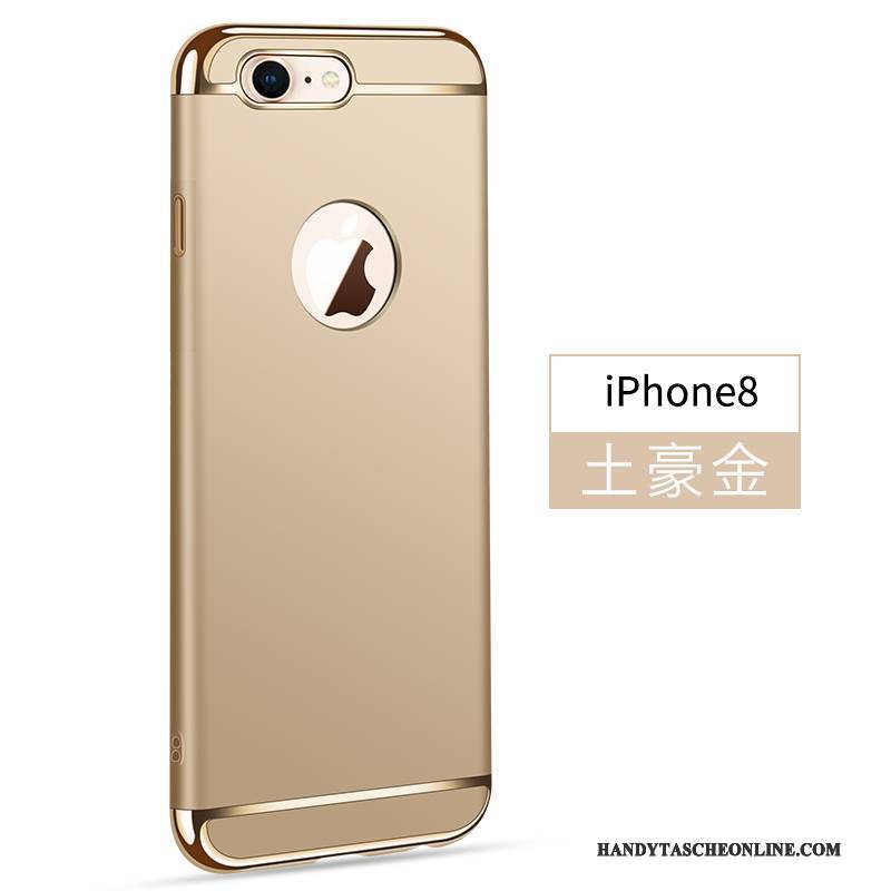 Hülle iPhone 8 Schutz Schwer Nubuck, Case iPhone 8 Gold Neu
