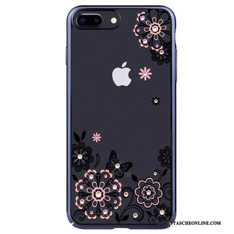 Hülle iPhone 8 Strass Rosa Handyhüllen, Case iPhone 8 Luxus Anti-sturz Neu