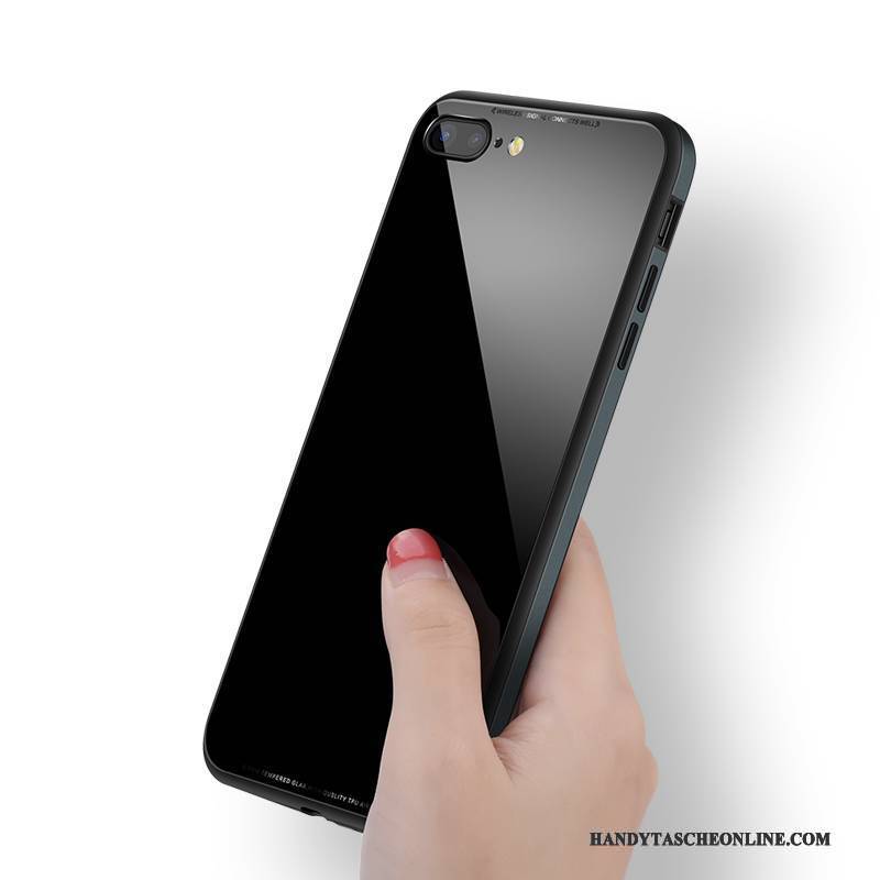 Hülle iPhone 8 Taschen Anti-sturz Glas, Case iPhone 8 Silikon Schwarz Neu