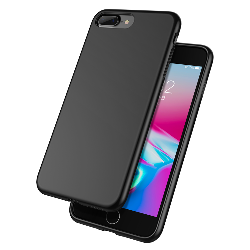 Hülle iPhone 8 Weiche Anti-sturz Neu, Case iPhone 8 Taschen Handyhüllen Schwarz