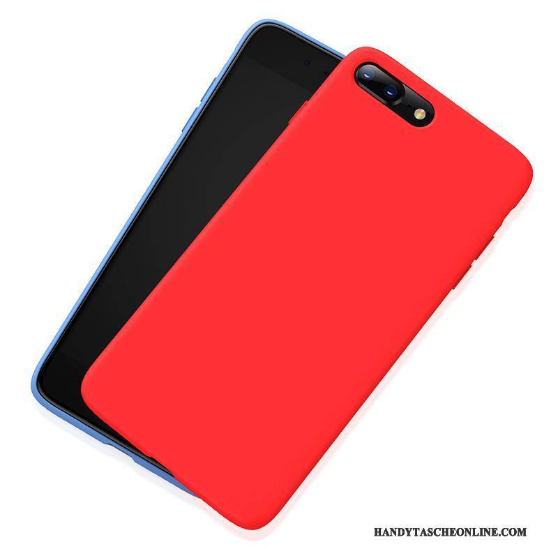 Hülle iPhone 8 Weiche Rot Neu, Case iPhone 8 Silikon Handyhüllen Nubuck