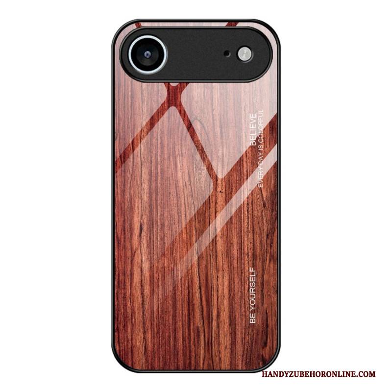 Hülle iPhone Air Gehärtetes Glas In Holzoptik