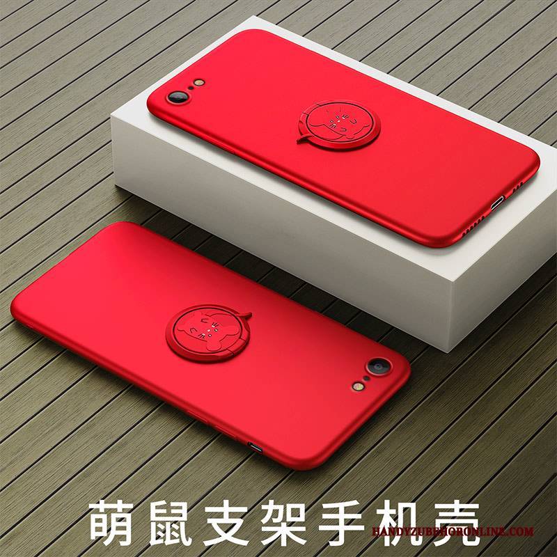 Hülle iPhone Se 2020 Halterung Ratte Rot, Case iPhone Se 2020 Silikon Trend Einfach