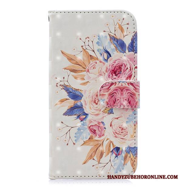 Hülle iPhone Se 2020 Lederhülle Blumen Handyhüllen, Case iPhone Se 2020 Taschen Sonne Anti-sturz