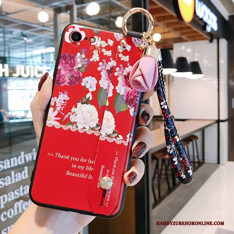 Hülle iPhone Se 2020 Taschen Blumen Trend, Case iPhone Se 2020 Silikon Handyhüllen Persönlichkeit