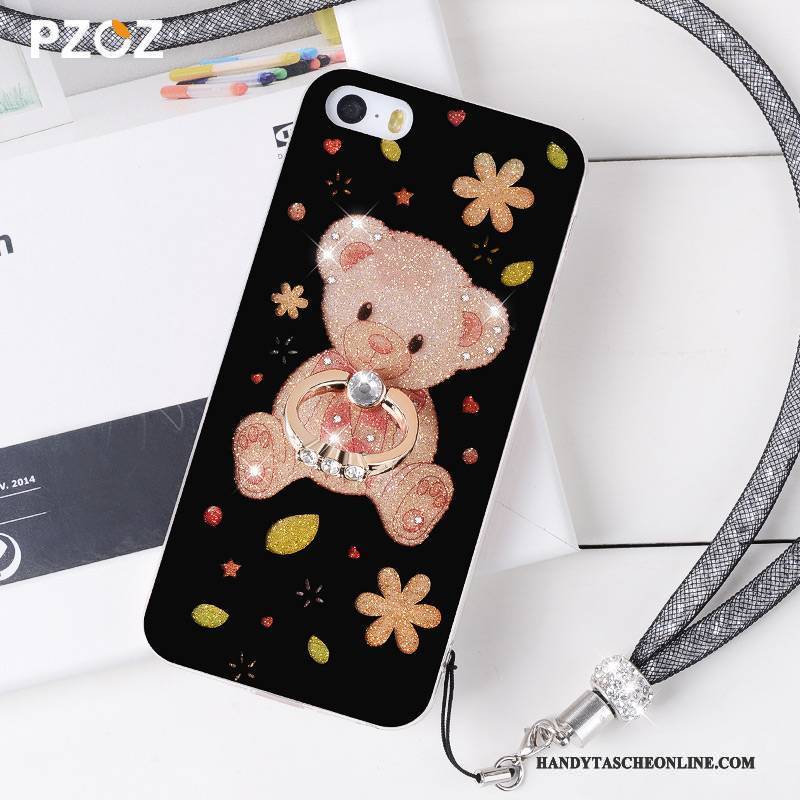 Hülle iPhone Se Karikatur Einfach Super Süß, Case iPhone Se Silikon Handyhüllen Nette