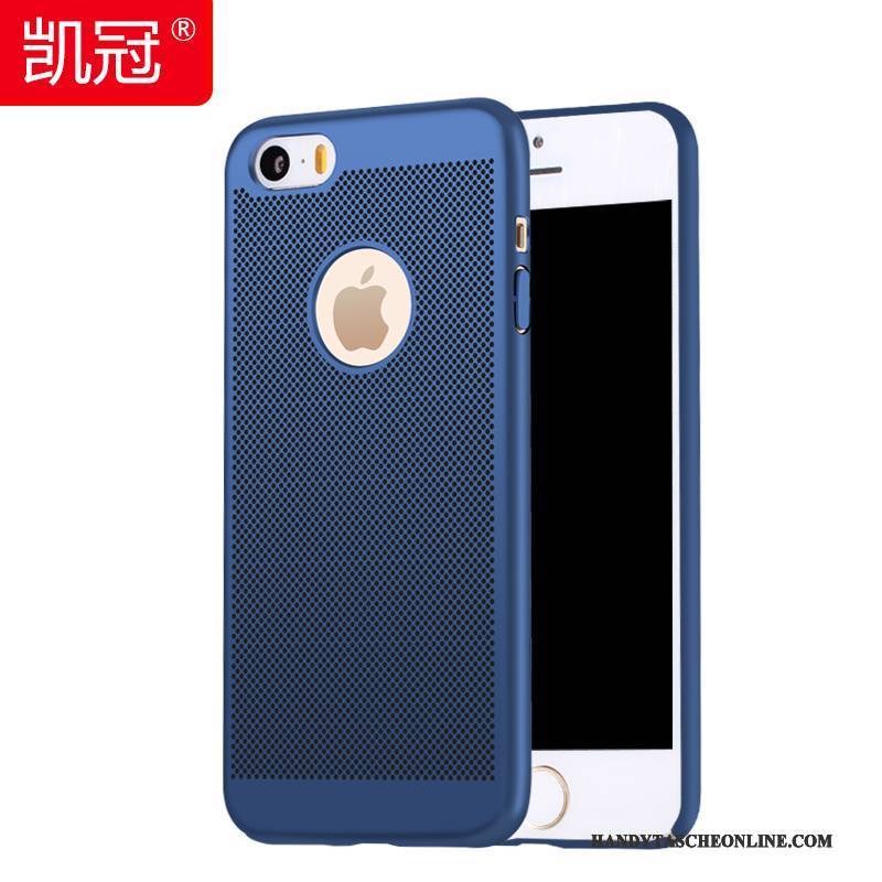 Hülle iPhone Se Silikon Trend Schwer, Case iPhone Se Schutz Blau Atmungsaktiv