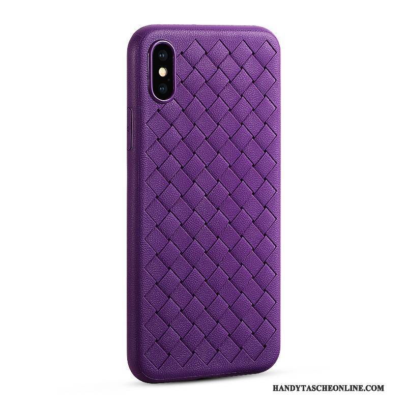 Hülle iPhone X Silikon Business Muster, Case iPhone X Taschen Handyhüllen Qualität
