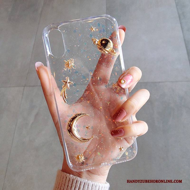 Hülle iPhone Xr Silikon Monat Neu, Case iPhone Xr Transparent Hängende Verzierungen