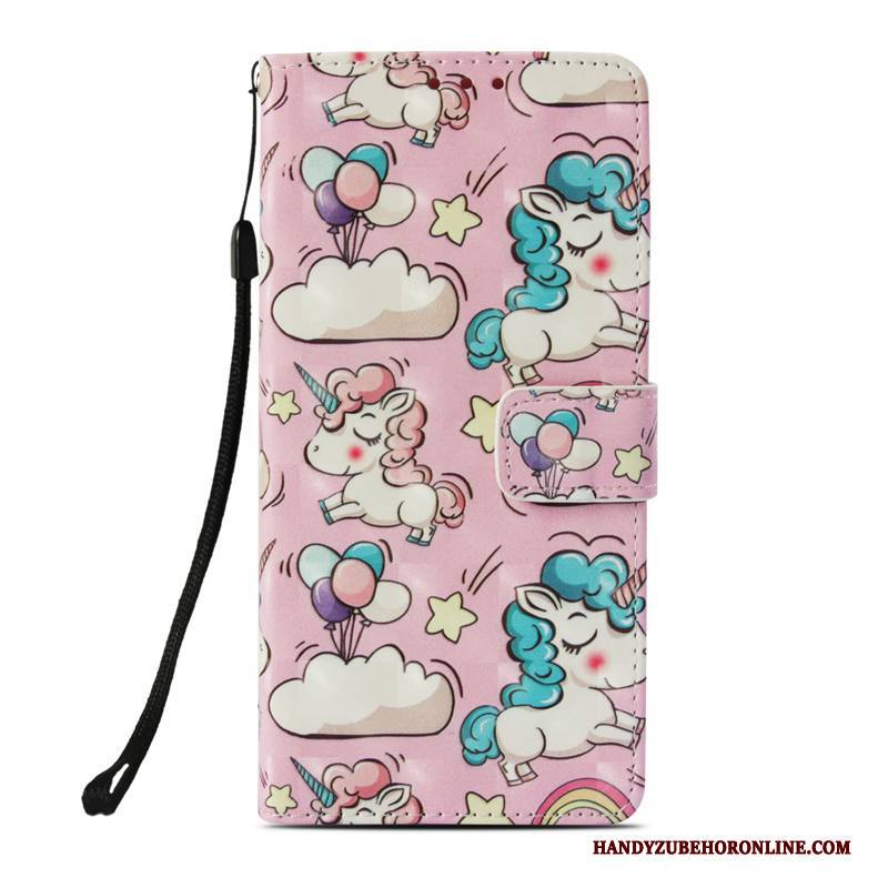 Hülle iPhone Xs Max Folio Rosa Handyhüllen, Case iPhone Xs Max Lederhülle