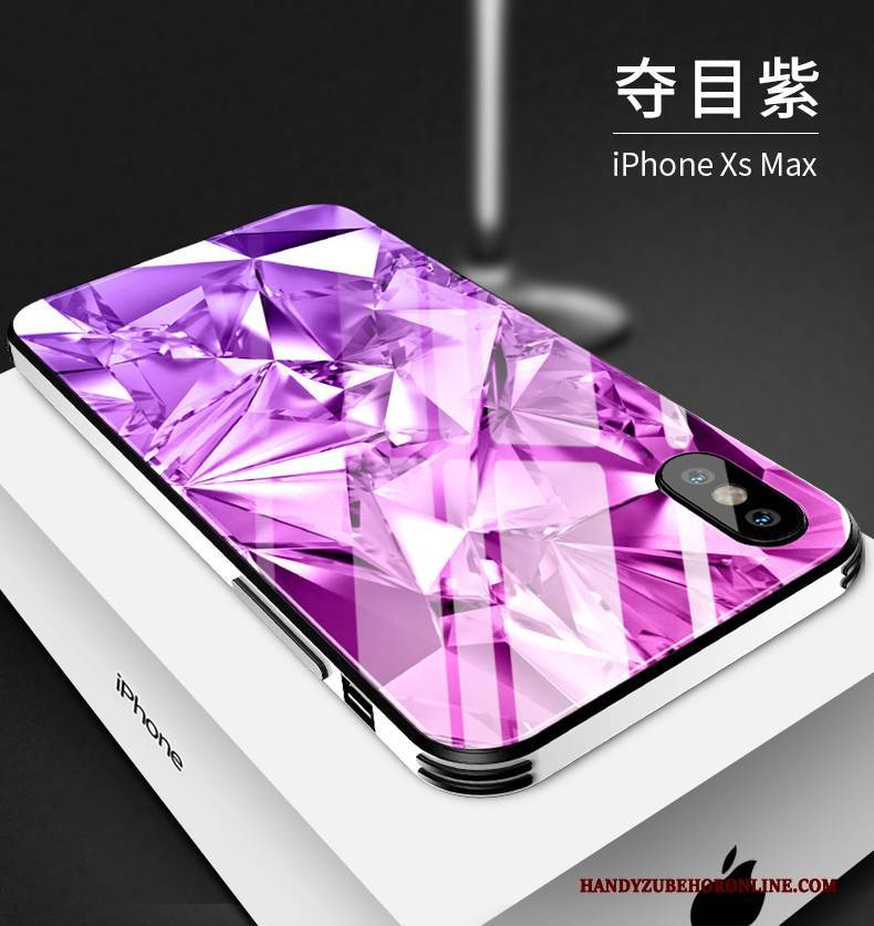 Hülle iPhone Xs Max Silikon Anti-sturz Schlank, Case iPhone Xs Max Taschen Neu Glas