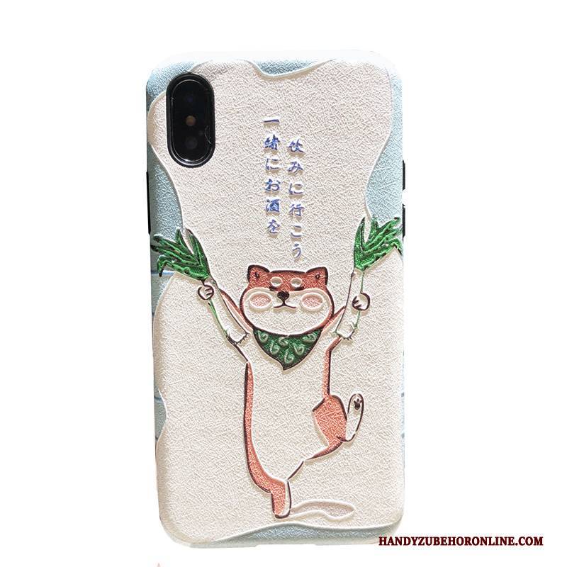 Hülle iPhone Xs Max Silikon Handyhüllen Nette, Case iPhone Xs Max Karikatur Muster Niedliche