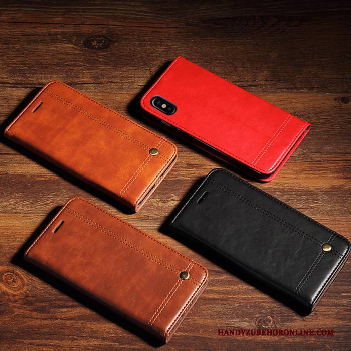 Hülle iPhone Xs Taschen Neu Handyhüllen, Case iPhone Xs Lederhülle
