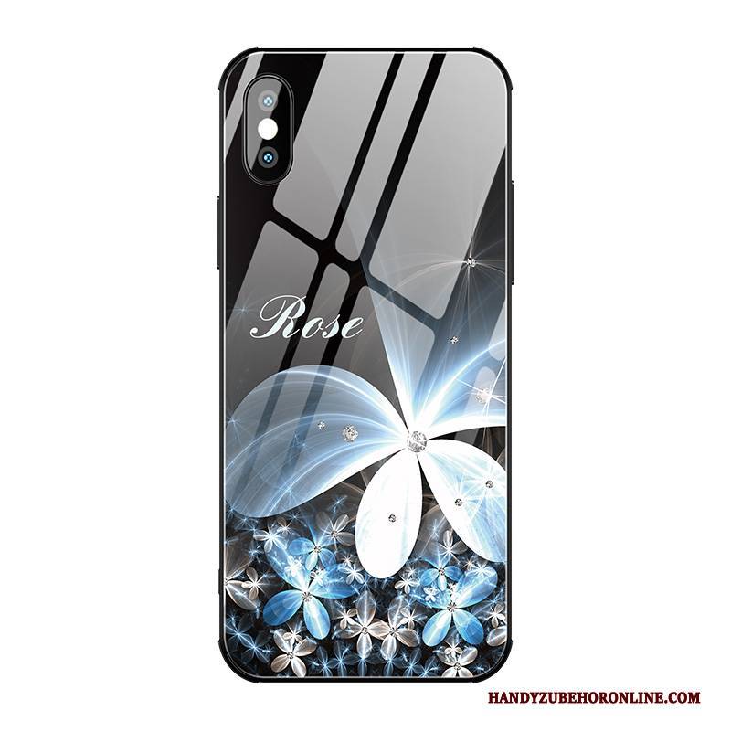 Hülle iPhone Xs Taschen Persönlichkeit Neu, Case iPhone Xs Mode Schwarz Handyhüllen