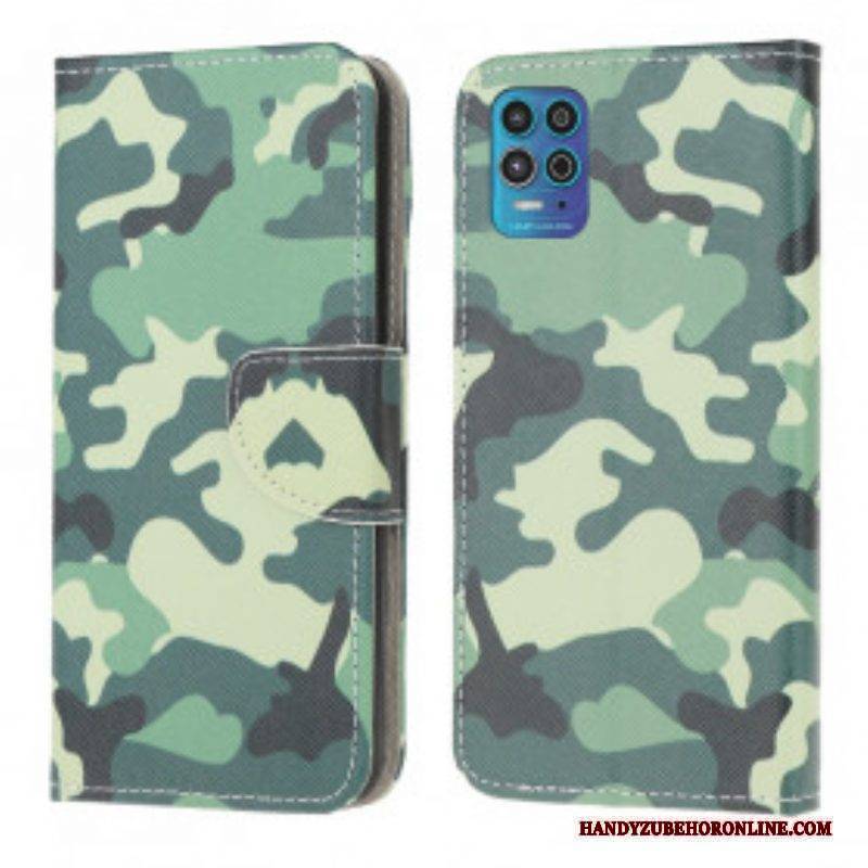 Lederhüllen Für Moto G100 Militärische Tarnung