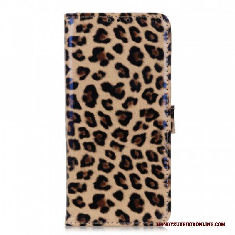 Lederhüllen Für OnePlus 10 Pro 5G Einfacher Leopard
