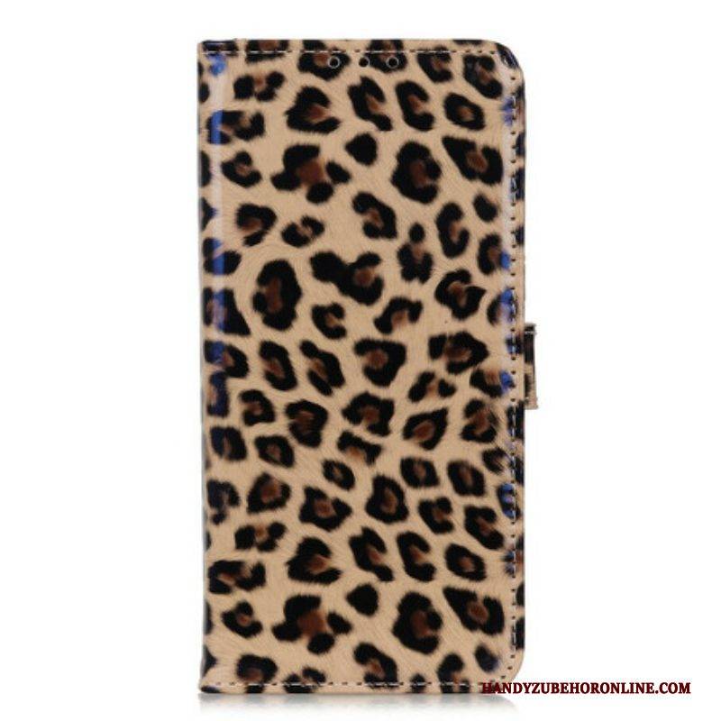 Lederhüllen Für OnePlus Nord 2 5G Einfacher Leopard