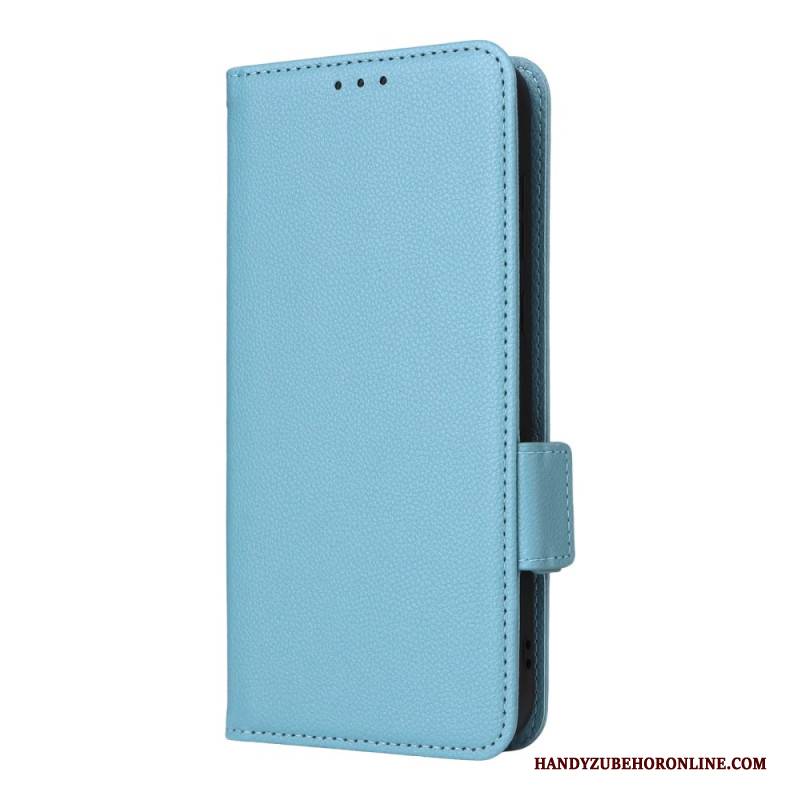 Lederhüllen Für Oneplus 15r Litschi-textur Mit Riemen