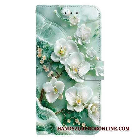 Lederhüllen Für Oneplus Nord 5 Jade-blumen