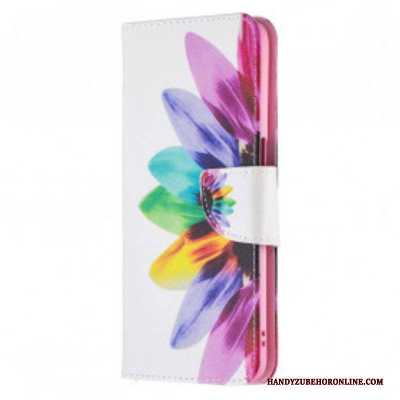 Lederhüllen Für Oppo A54 5G / A74 5G Aquarellblume