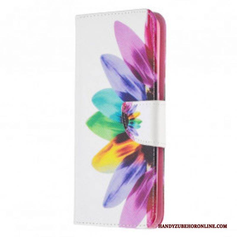 Lederhüllen Für Oppo A94 5G Aquarellblume