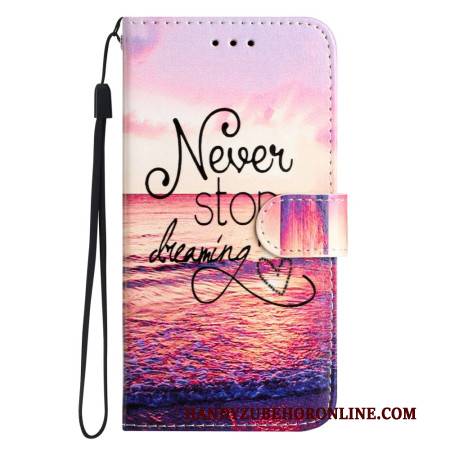 Lederhüllen Für Oppo Reno 14 Pro 5g Hör Niemals Auf Zu Träumen