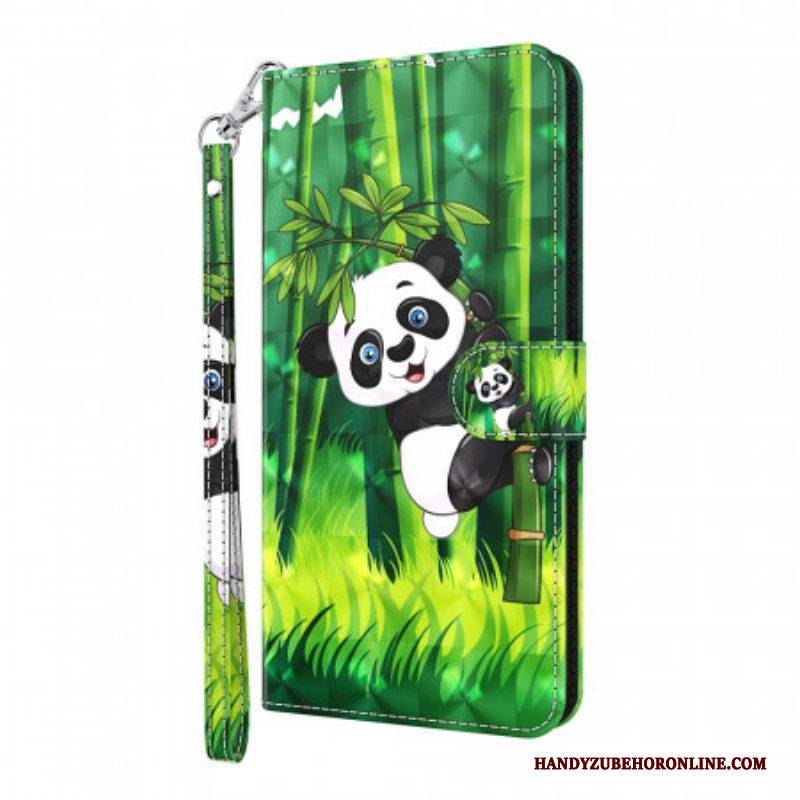 Lederhüllen Für Poco M4 Pro 5G Panda Und Bambus